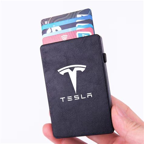 tesla rfid key card wallet